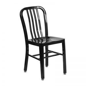 Navy Chair Black