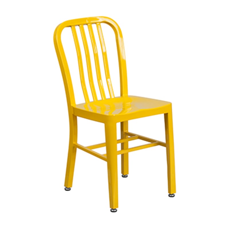 Navy Chair Yellow